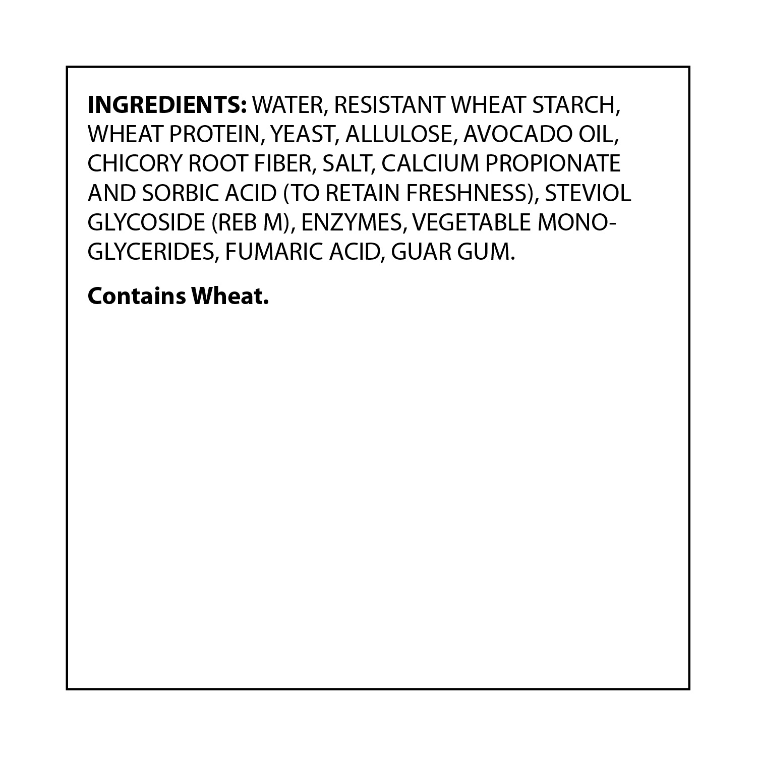 Ingredients Statement