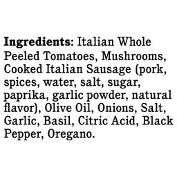 Ingredients Statement