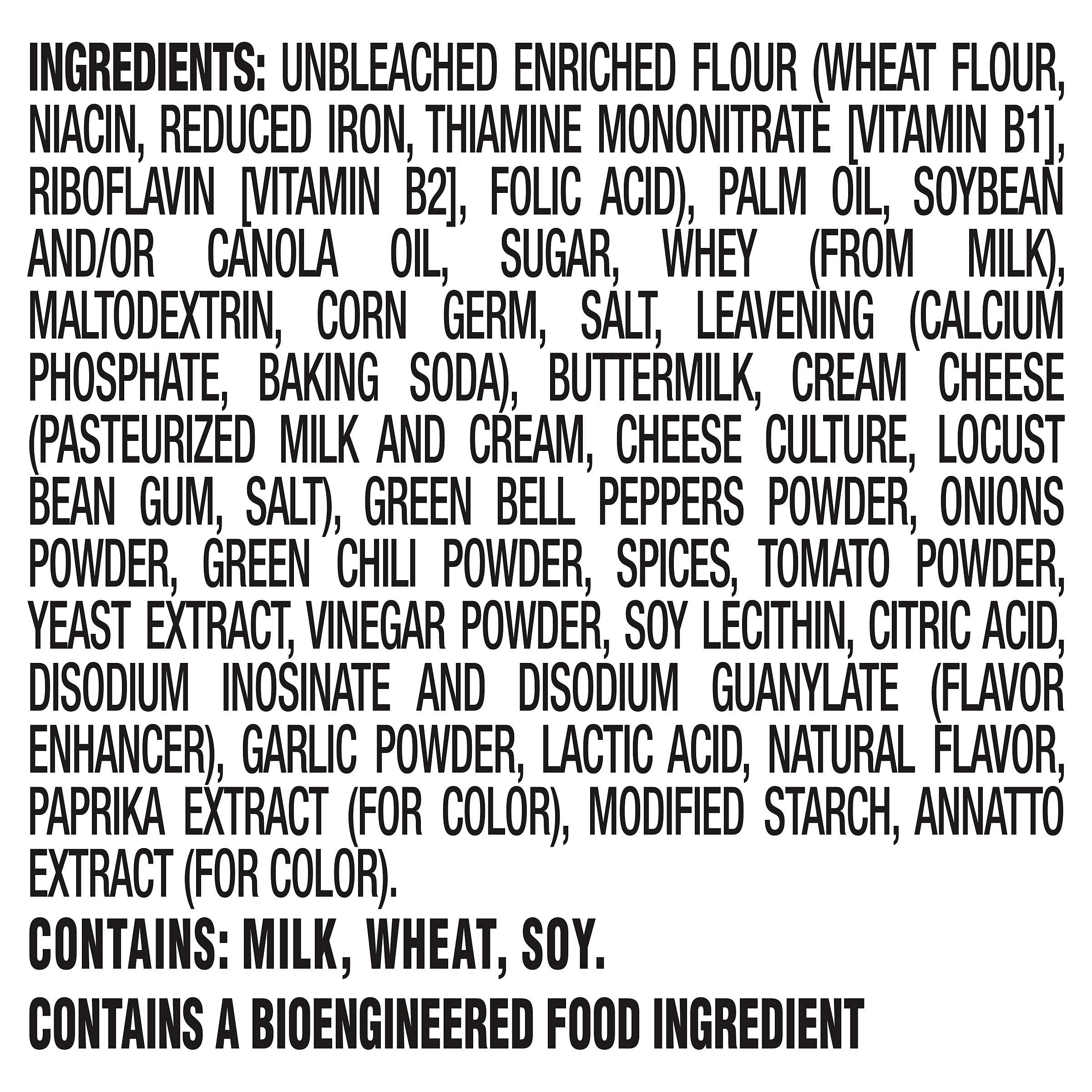 Ingredients Statement