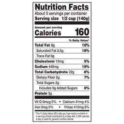Nutrition facts