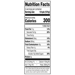 Nutrition facts