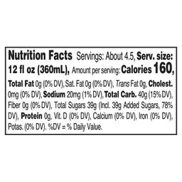 Nutrition facts