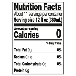 Nutrition facts