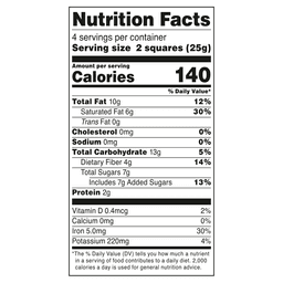 Nutrition facts