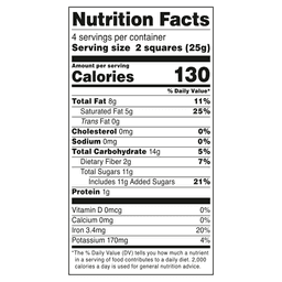 Nutrition facts