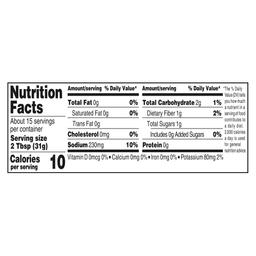 Nutrition facts