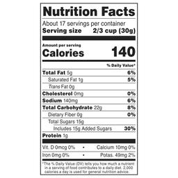 Nutrition facts