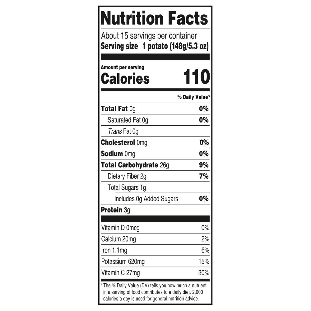 Nutrition facts