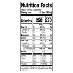 Nutrition facts