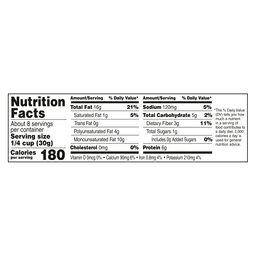 Nutrition facts