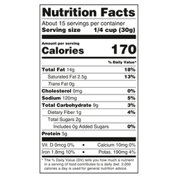 Nutrition facts