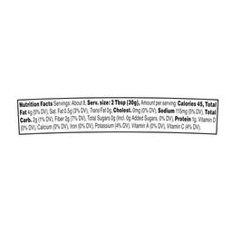 Nutrition facts