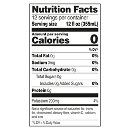 Nutrition facts