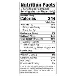 Nutrition facts