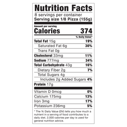 Nutrition facts