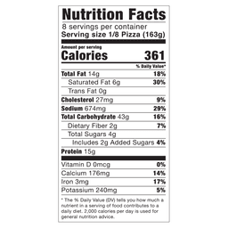 Nutrition facts