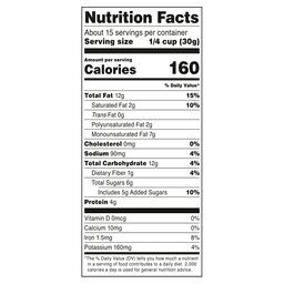 Nutrition facts