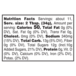 Nutrition facts