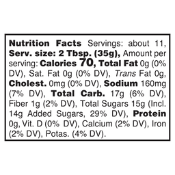 Nutrition facts