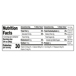 Nutrition facts