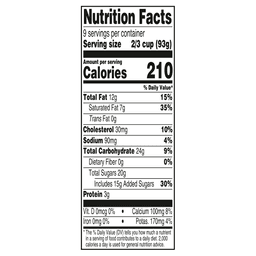 Nutrition facts