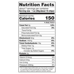 Nutrition facts