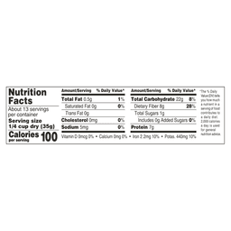 Nutrition facts