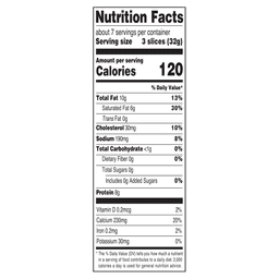 Nutrition facts