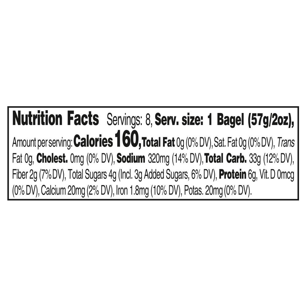 Nutrition facts