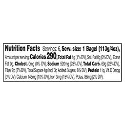 Nutrition facts