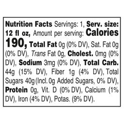 Nutrition facts