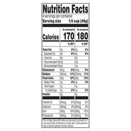 Nutrition facts