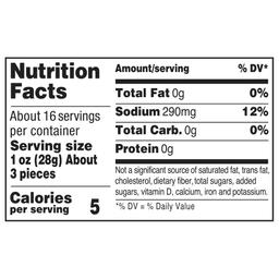Nutrition facts