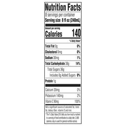 Nutrition facts