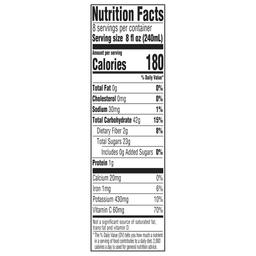 Nutrition facts
