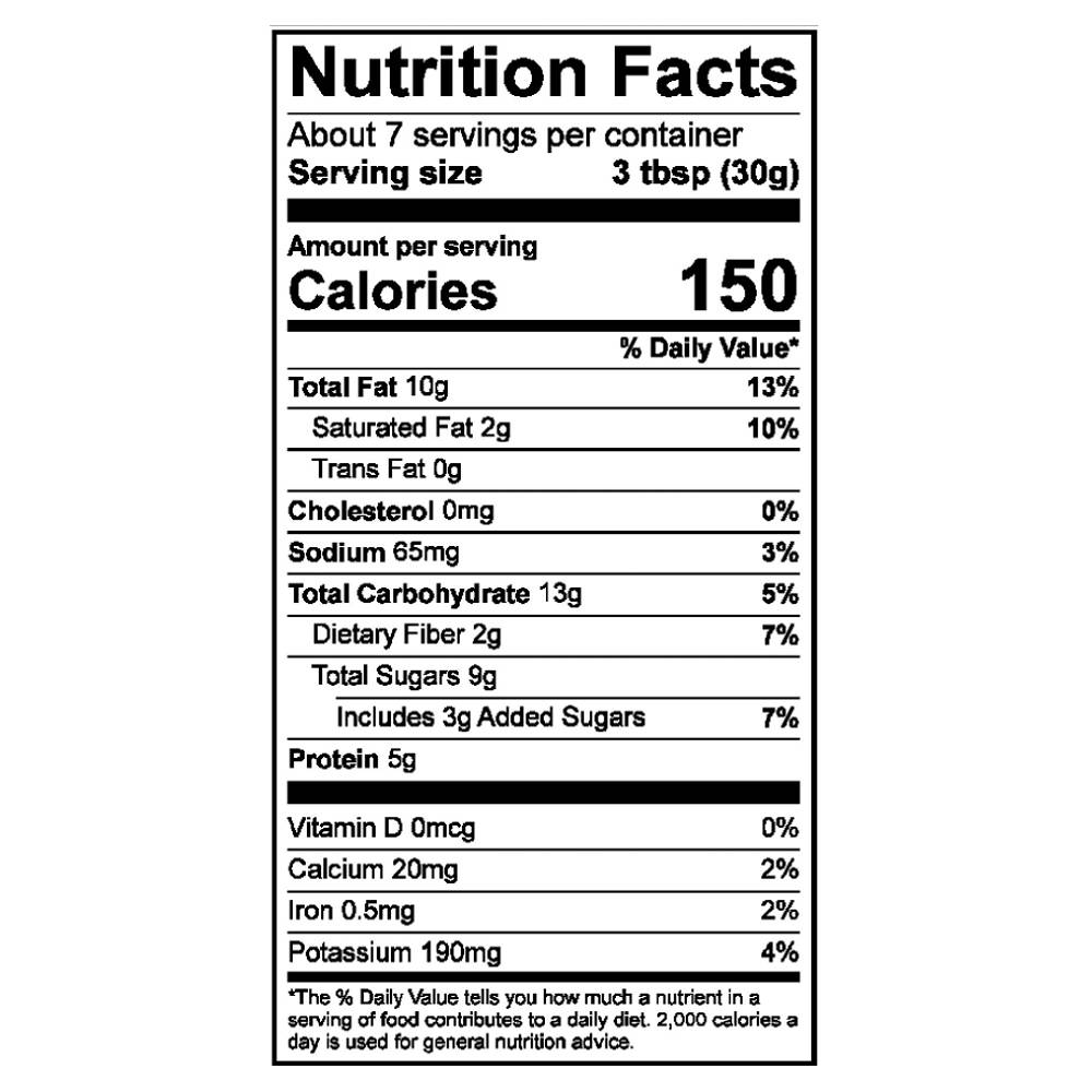 Nutrition facts