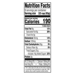 Nutrition facts