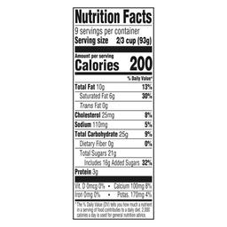 Nutrition facts