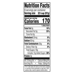 Nutrition facts