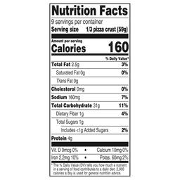 Nutrition facts