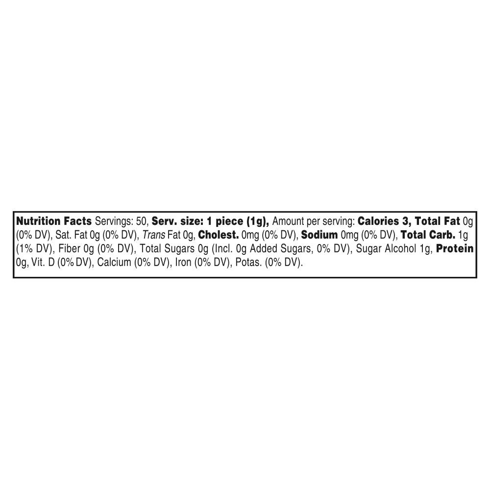 Nutrition facts