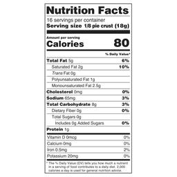 Nutrition facts