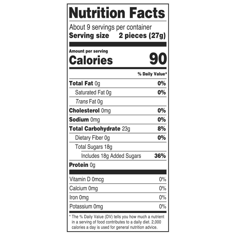 Nutrition facts