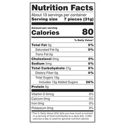 Nutrition facts