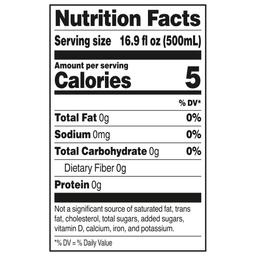 Nutrition facts