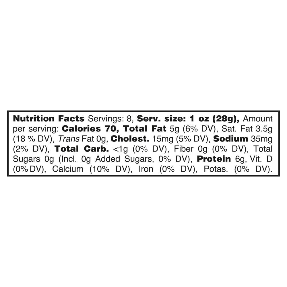 Nutrition facts