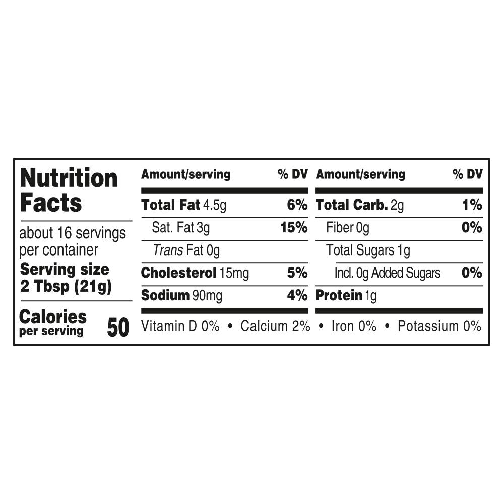 Nutrition facts