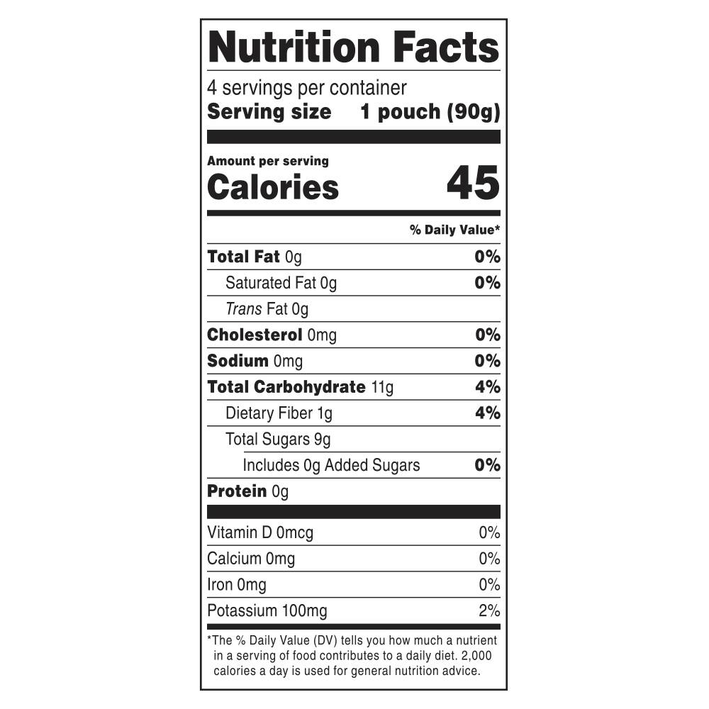 Nutrition facts