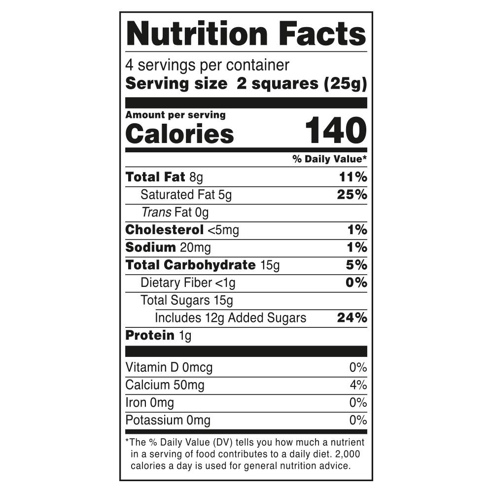 Nutrition facts