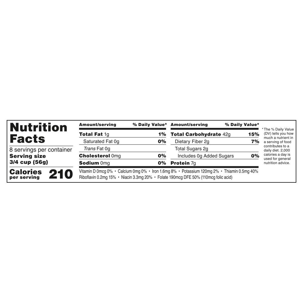 Nutrition facts